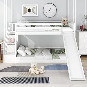 girls bed with slide