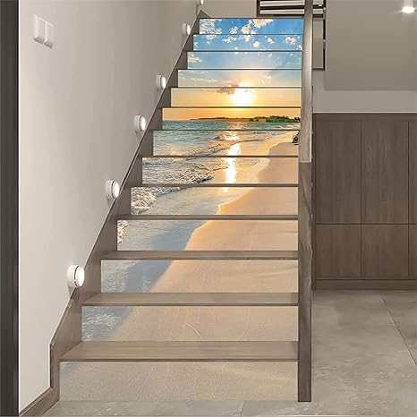 stair stickers- beach