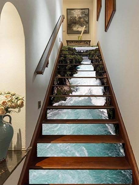 stair stickers- waterfall